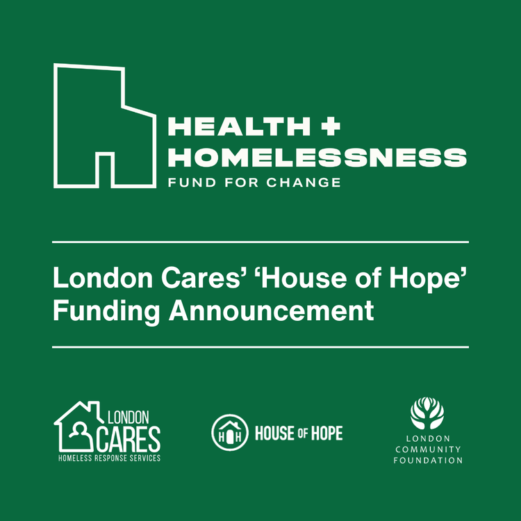 London Cares House of Hope Funding Annoucement