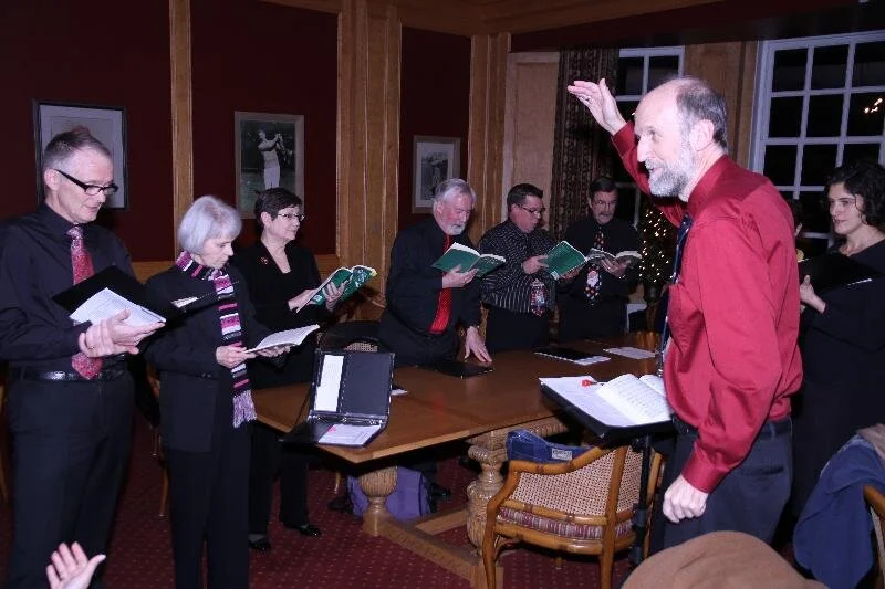 Man conducting a choir