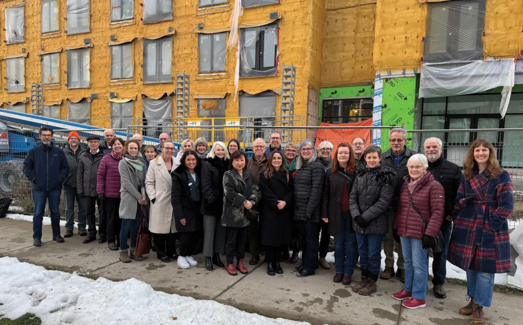 Representatives of various partners in Village SoHo. Photo: Laurence Simner