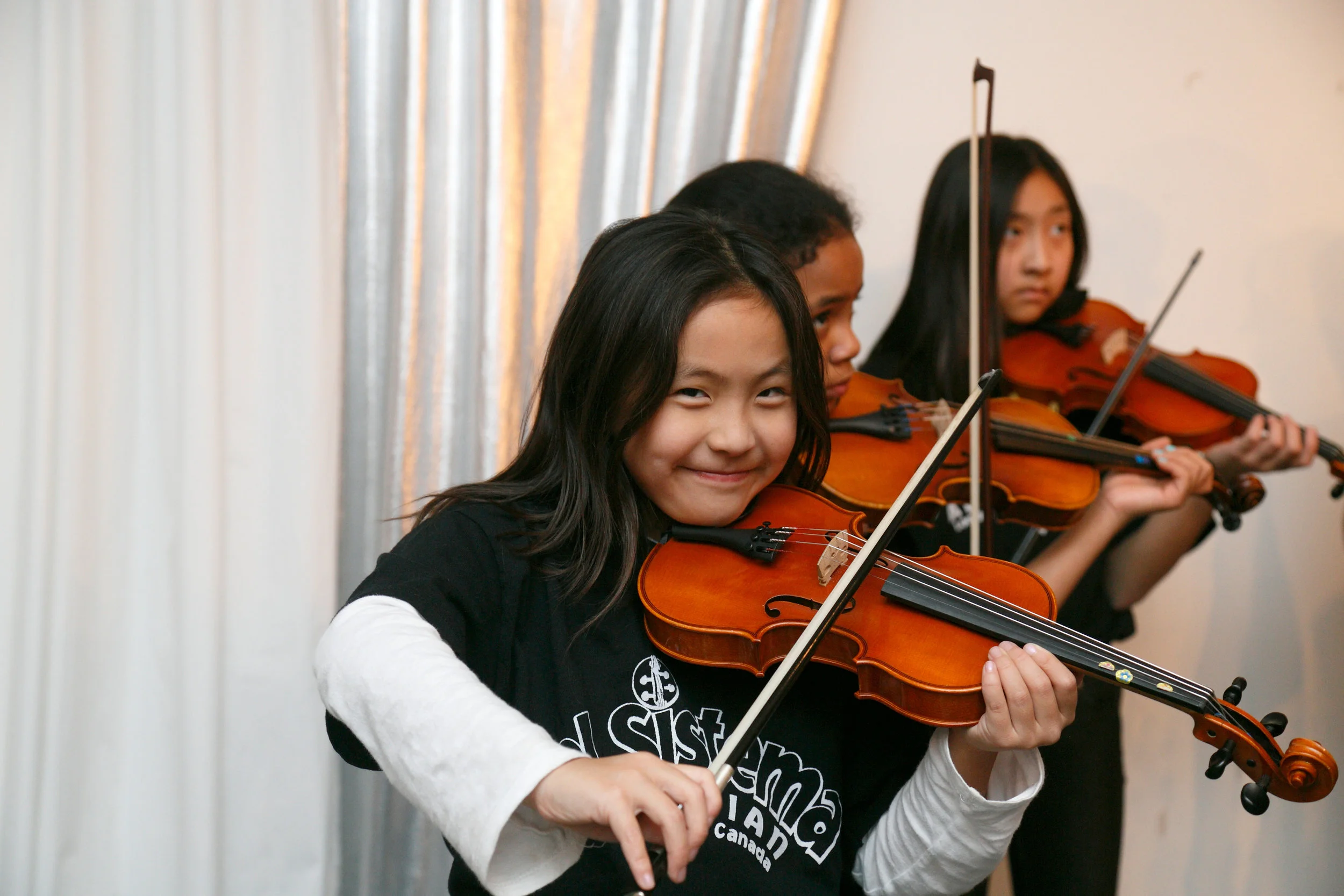 young violinists