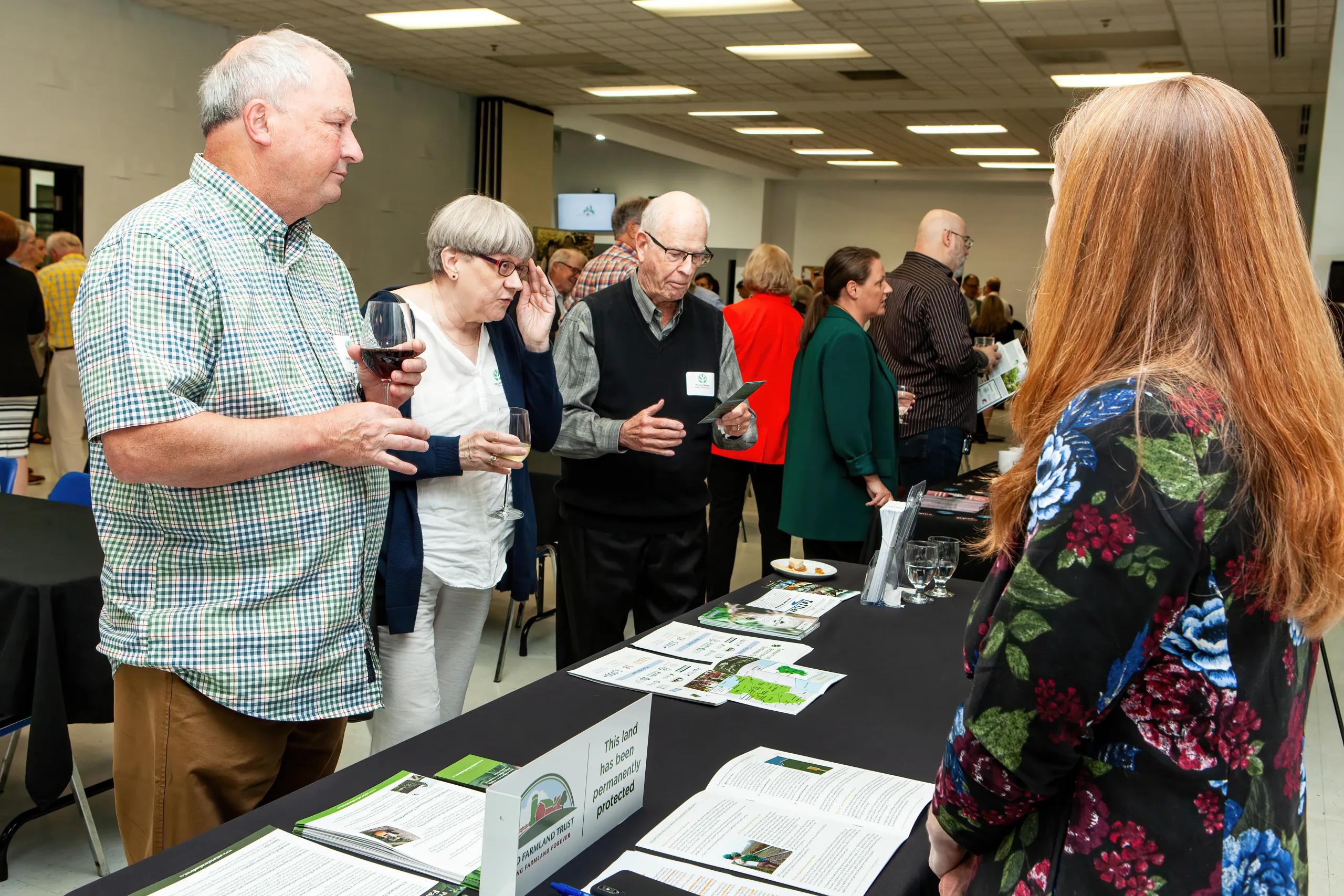 Donors and fundholders meeting Community Vitality Grant Recipients
