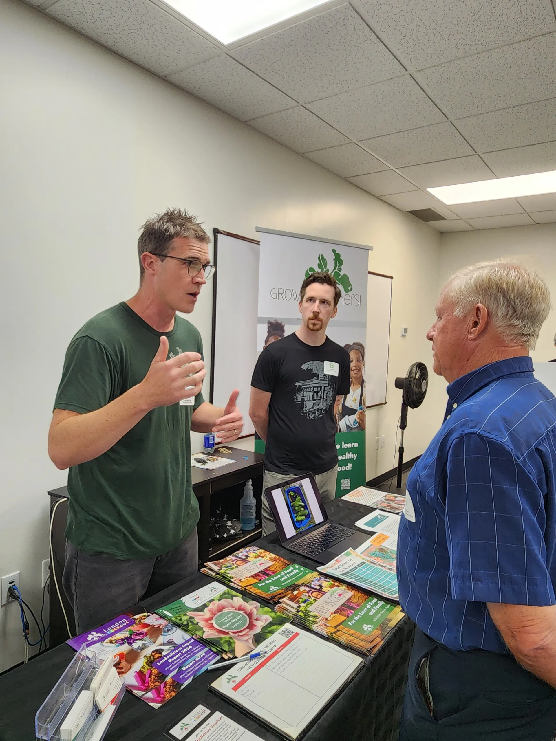 Donors and fundholders meeting Community Vitality Grant Recipients